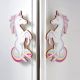 Handcrafted Acacia Wood Unicorn Cupboard Handles Set